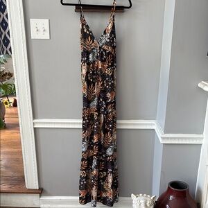 Vibrant Floral Strappy Dress